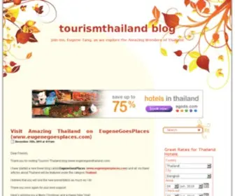 Eugenegoesthailand.com(Eugene goes Thailand) Screenshot