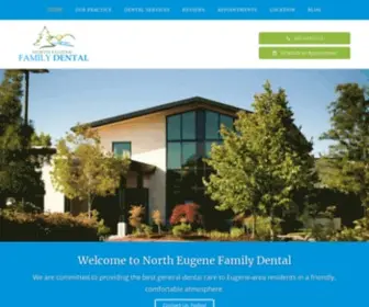 Eugeneordental.com(Family Dentist in Eugene) Screenshot