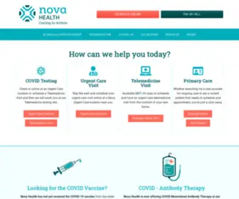Eugeneurgentcare.com(Nova Health) Screenshot