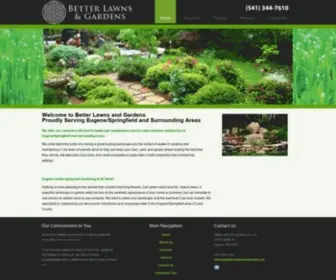 Eugeneyardcare.com(Better Lawns & Gardens) Screenshot