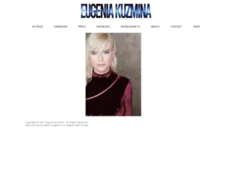 Eugenia-Kuzmina.com(The Official Eugenia Kuzmina Website) Screenshot