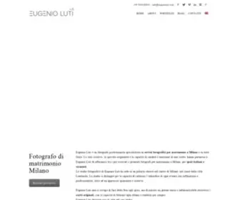 Eugenioluti.com(Fotografo matrimonio Milano) Screenshot