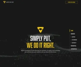 Eugenius.com(Managed IT Services) Screenshot