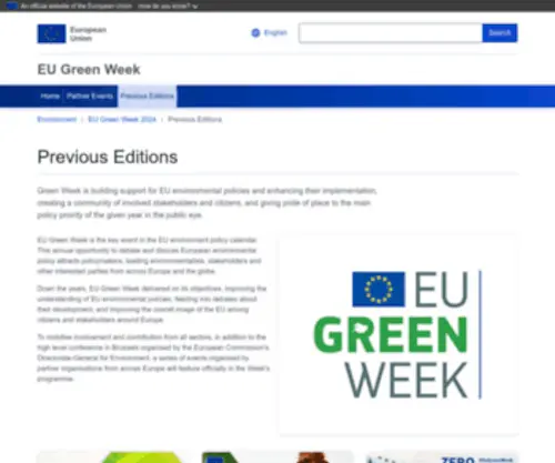 Eugreenweek.eu(Eugreenweek) Screenshot