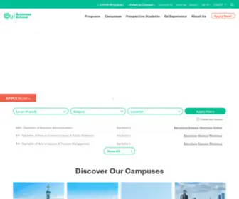 Eugroup.com(Top Business School in Europe) Screenshot