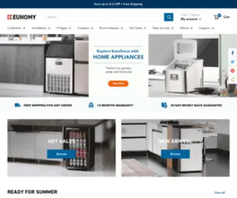 Euhomy.com(Compact Ice Makers) Screenshot