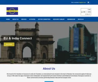 Euindiachambers.com(EU Chambers) Screenshot