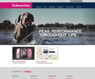 Eukanuba.ca(Eukanuba) Screenshot