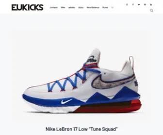 Eukicks.com(EUKicks Sneaker Magazine) Screenshot