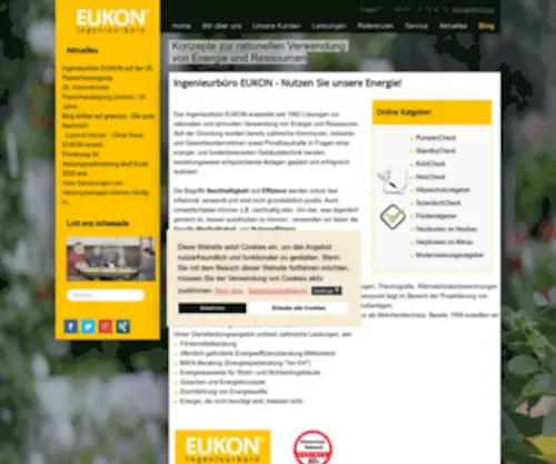 Eukon.de(Ingenieurbüro) Screenshot