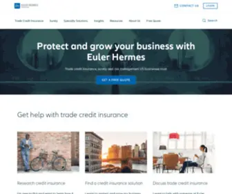 Eulerhermes.us(Euler Hermes USA) Screenshot