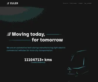 Eulermotors.com(Euler Motors) Screenshot