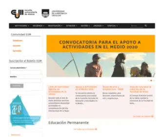 Eumus.edu.uy(Escuela Universitaria de Música) Screenshot