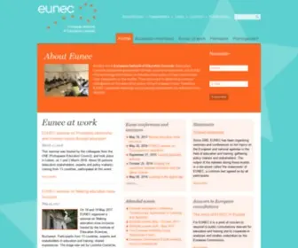 Eunec.eu(Home) Screenshot