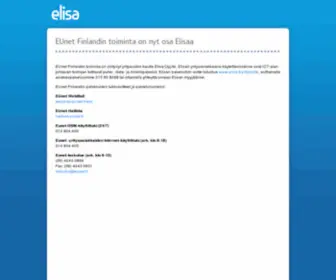 Eunet.fi(Elisa) Screenshot