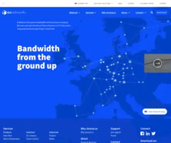 Eunetworks.com(European bandwidth) Screenshot