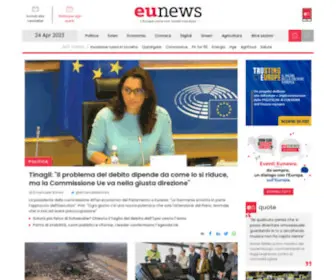 Eunews.it(News sull'Europa e l'Unione Europea da Bruxelles) Screenshot