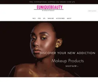 Euniquebeauty.com(Hand made cosmetics) Screenshot