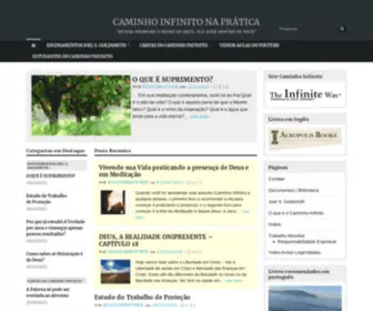 Eunocaminhoinfinito.com(CAMINHO INFINITO NA PRÁTICA) Screenshot