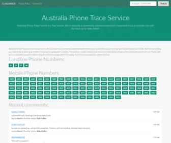 Eunumber.com(Australia Phone Trace Service) Screenshot