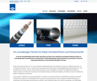 Eupen.com(KABELWERK EUPEN AG) Screenshot