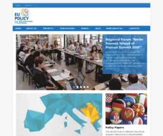 Eupolicyhub.eu(Communicating Europe) Screenshot