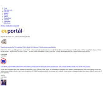 Euportal.cz(Euportal diskutuje politicky nekorektně témata) Screenshot