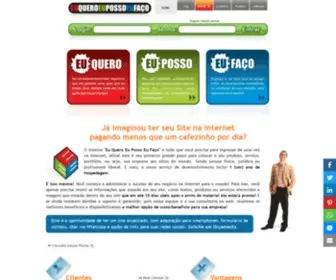 Euqueroeupossoeufaco.com.br(Criação de Sites com Domínio) Screenshot