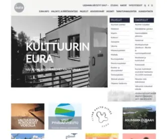 Eura.fi(Euran kunnan verkkosivusto) Screenshot