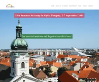 Euracademy.org(The Euracademy Association) Screenshot