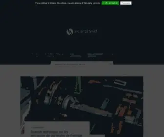 Eurailtest.com(Conception, expertise et innovation ferroviaire) Screenshot