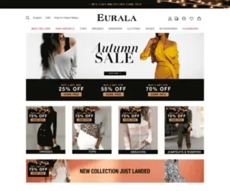 Eurala.com(Dresses, Shoes and Accessories On Sale Today) Screenshot