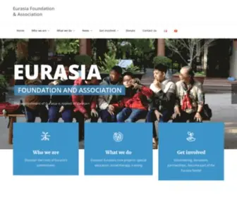 Eurasia-Foundation.org(Social Innovation & Global Care) Screenshot