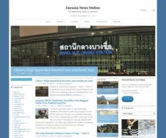Eurasia-News-Online.com(WordPress.com is the best place for your personal blog) Screenshot