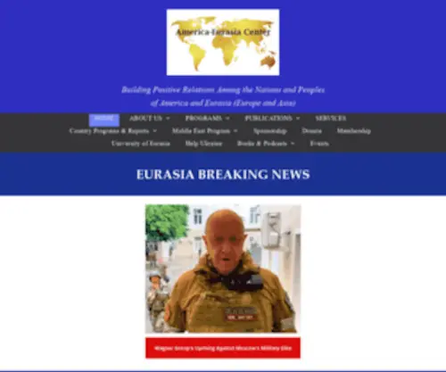 Eurasiacenter.org(The Eurasia Center) Screenshot