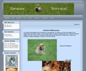 Eurasier-Vom-Werratal.de(Startseite) Screenshot