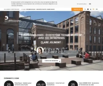 Euratechnologies.com(Incubateur) Screenshot