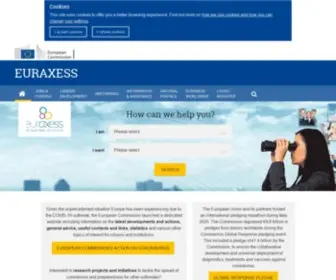 Euraxess.org(Researchers in Motion) Screenshot