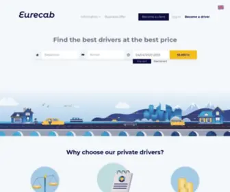 Eurecab.com(VTC Abordable) Screenshot