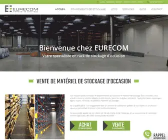 Eurecom.com(Achat & vente de matériel de stockage d'occasion) Screenshot