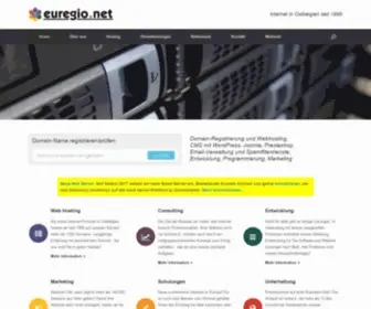 Euregio.net(Internet in Ostbelgien seit 1995) Screenshot