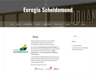 Euregioscheldemond.be(Euregio Scheldemond) Screenshot