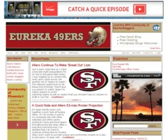 Eureka49ERS.com(Eureka 49ers) Screenshot