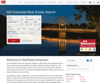 Eurekaallseasons.com(Eureka Springs Real Estate) Screenshot