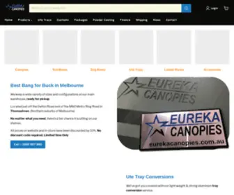 Eurekacanopies.com.au(Eureka Canopies) Screenshot