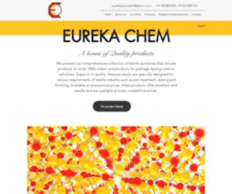 Eurekachemdelhi.com(Textile auxiliaries) Screenshot