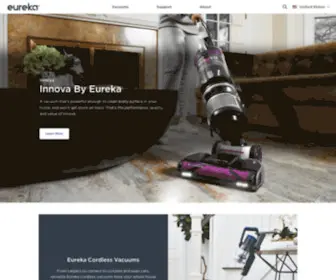 Eureka.com(Vacuums for all your cleaning needs) Screenshot