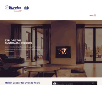 Eurekaheating.com.au(Eureka Woodheaters) Screenshot