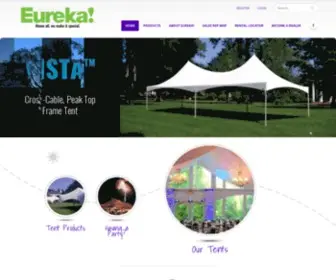 Eurekapartytents.com Screenshot