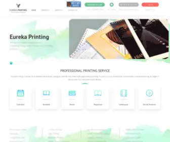 Eurekaprinting.com.au(Our company) Screenshot